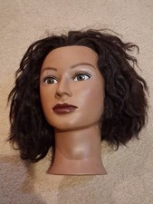 Cabeza de Maniquí Marianna Miss Michelle Cabeza Tamaño Natural con Cabello Humano 100% Afro