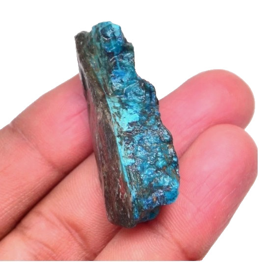 62.20 Ct GEM SILICA CHRYSOCOLLA CHALCEDONY PERU HIGH YIELD NEW FIND ROUGH