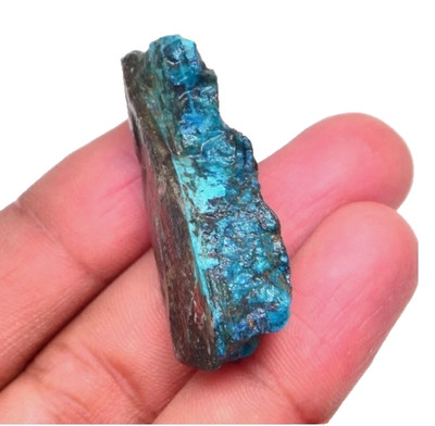 62.20 Ct GEM SILICA CHRYSOCOLLA CHALCEDONY PERU HIGH YIELD NEW FIND ROUGH
