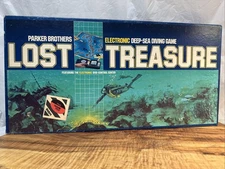 Vintage -lost Treasure- Electronic Deep Sea Diving Board game - Tested