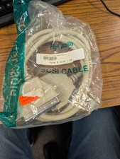 NEW OLD STOCK 6 FOOT DB50/CN50 MALE SCSI CABLE 6 FT