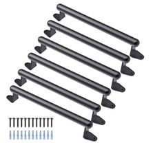 17Inch Black Metal Playground Safety Handles 6 Pack HeavyDuty Grab Bars