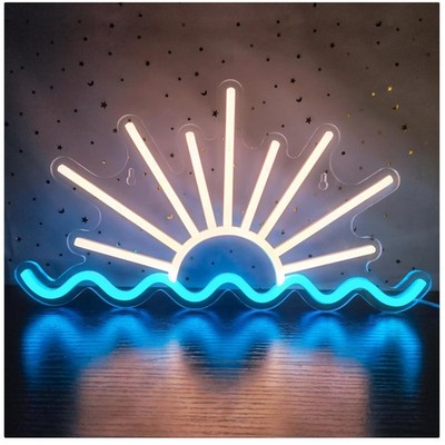 Coastal Sunset Neon Sign 14.96x8.07'' LED Light