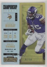 2017 Panini Contenders Season Championship Ticket 62/99 Latavius Murray #36 a3q