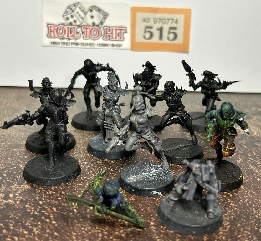 Warhammer 40k Drukhari Wyches X10 Part Painted & Assembled