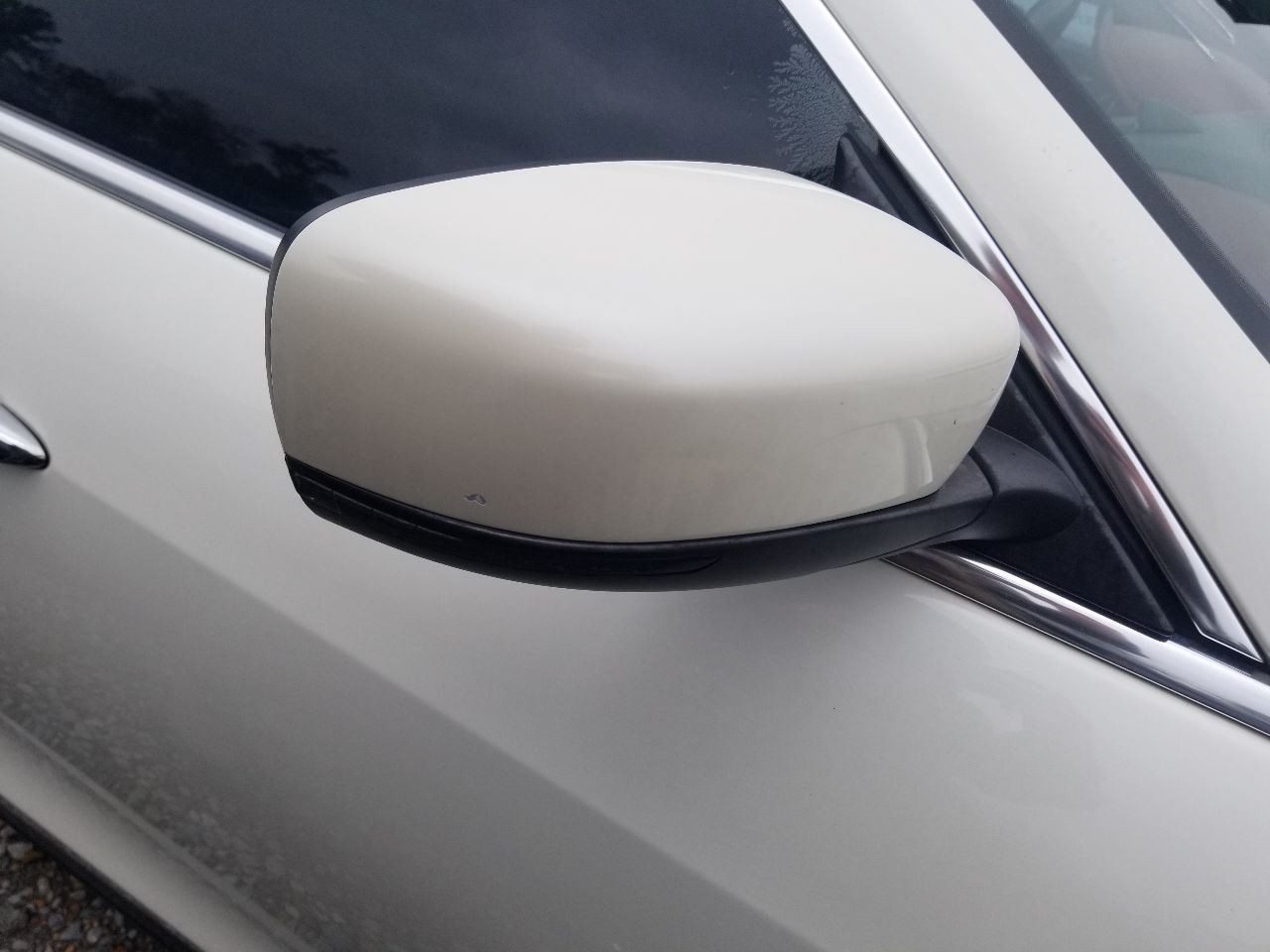 14 2014 MASERATI GHIBLI SQ4 EXTERIOR SIDE VIEW MIRROR WHITE RIGHT PASSENGER