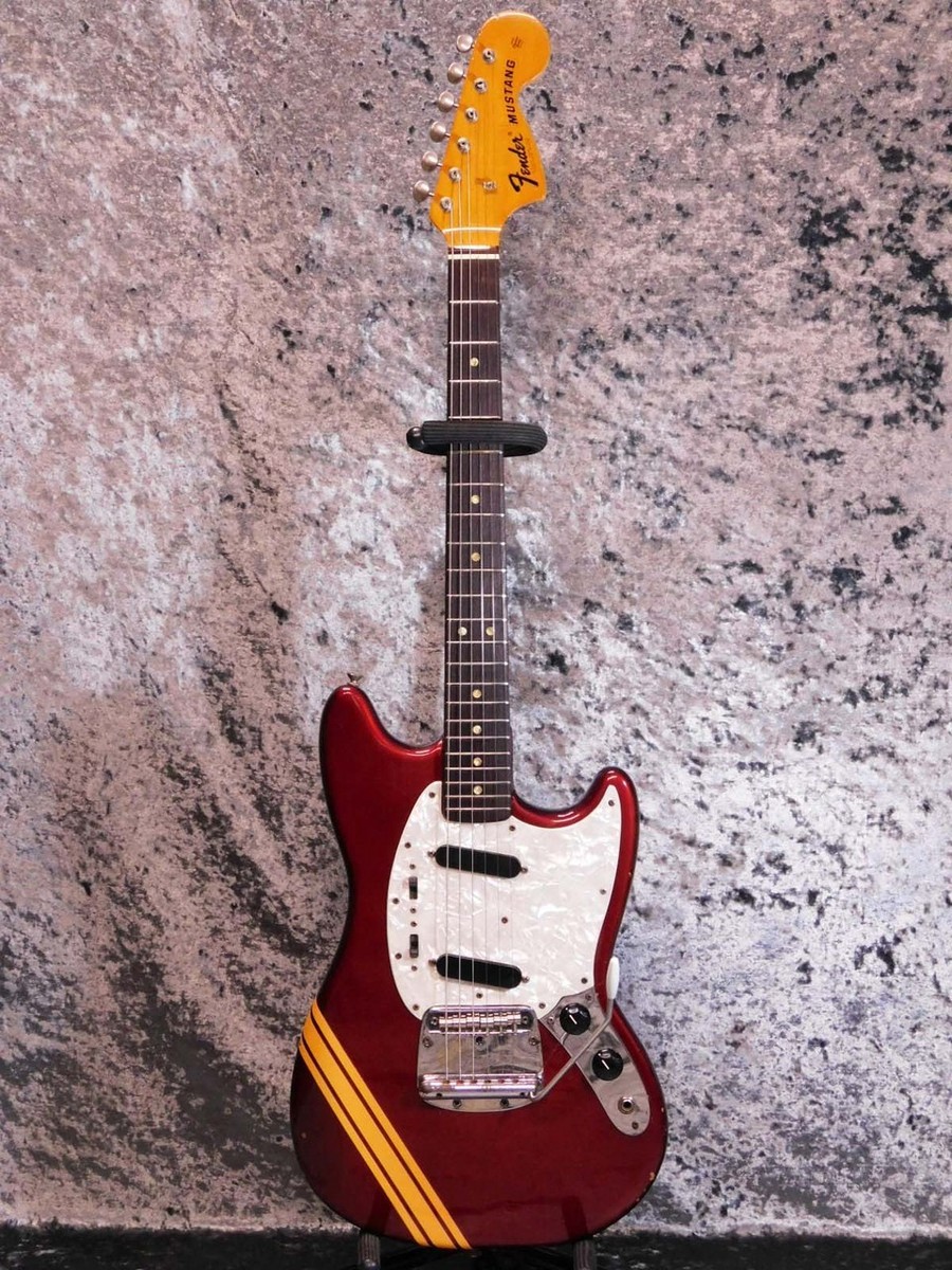 Fender Mustang '72 Competition Red Electric Guitar, Original