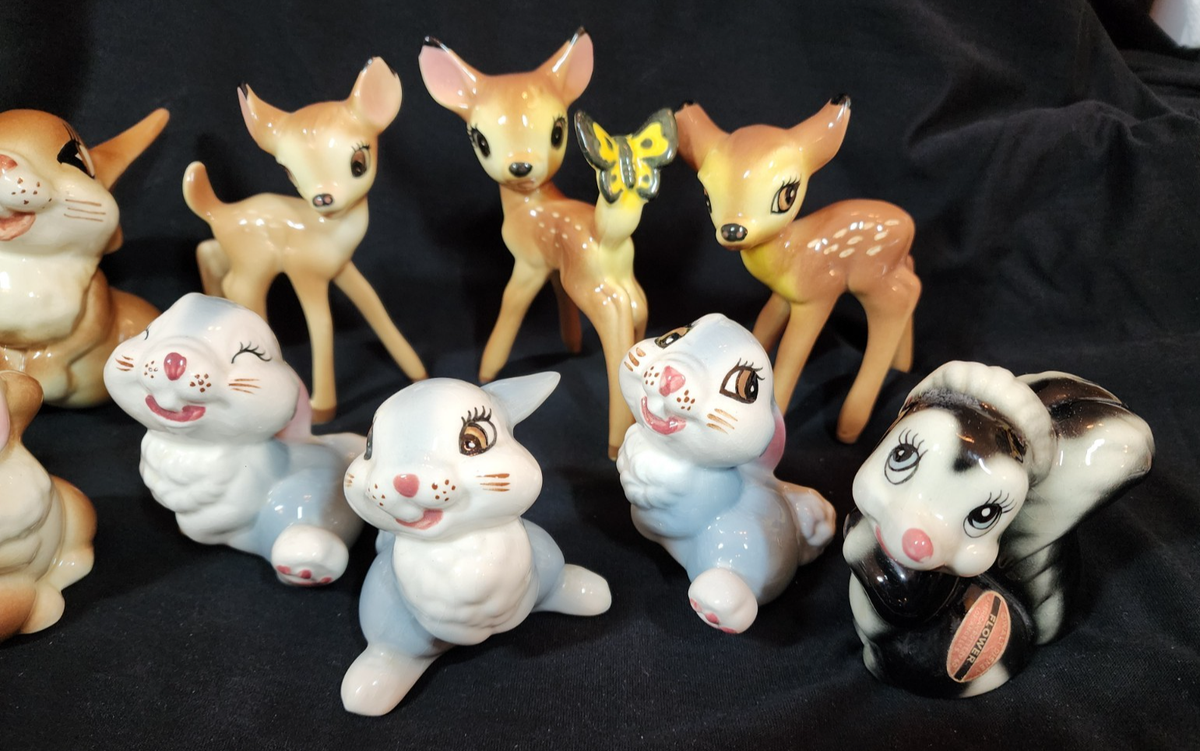 Vtg Disney Evan Shaw American Pottery Bambi 1940s Ceramic 13