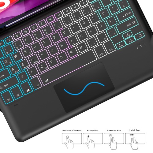 Custodia per Lenovo Tab P12 da 12,7 pollici con tastiera rimovibile fai da te a - Zdjęcie 13 z 24