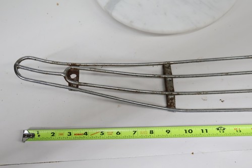 Used Vintage OEM Original Yamaha 1969 DT1 250 Exhaust Heat Shield - Japan Chrome - Foto 8 di 10