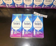 EXP 01/2027+! 3 Box Large Thera Tears Dry Eye Therapy Drops Value Size 1 OZ 30mL