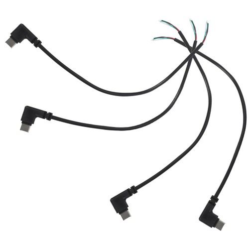 2 Pack USB Data Cable Right Angle Usb-c Pigtail Wire Small Extender - 第 6/12 張圖片
