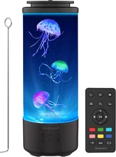 Jellyfish Lamp Bluetooth Speaker with White Noise – 7 Color Changing Jelly Fish 