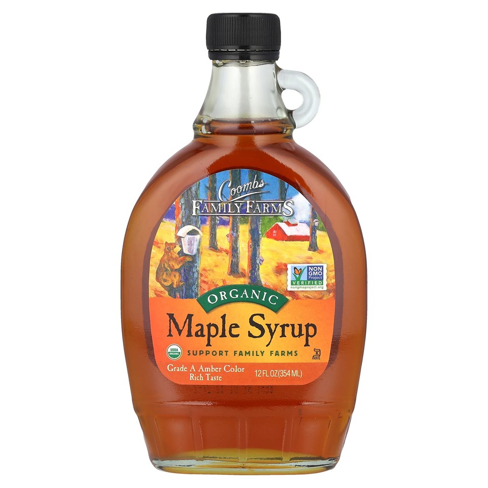 Coombs Family Farms Organic Maple Syrup 12 fl oz 354 ml Kosher, Organic