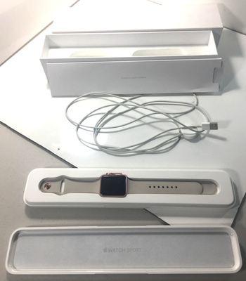 Locked Apple iWatch A1554 42mm 7000 Series Aluminium Case Smart