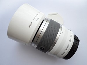 99% Mint Nikon 1 NIKKOR VR 30-110mm f/3.8-5.6 Telephoto Zoom Lens #390