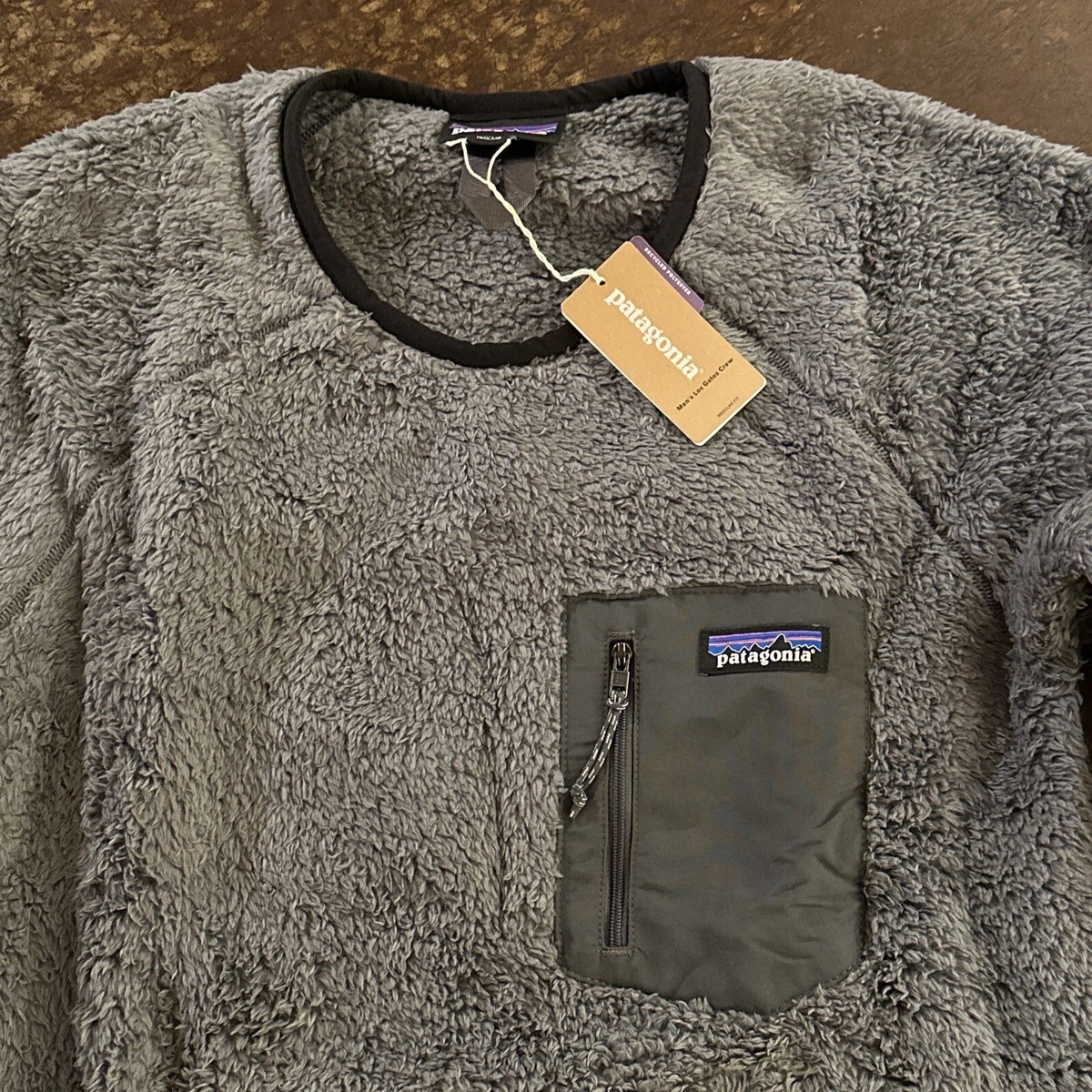 Patagonia Men's Los Gatos Crew Fleece Pullover Jacket Small Patagonia Men's Los Gatos Crew Fleece Pullover Jacket Small