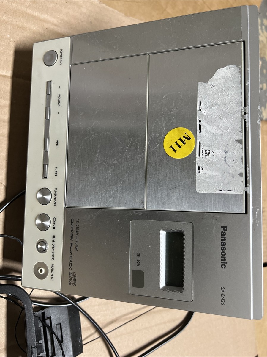 オーディオデッキ　Panasonic privateSELFIE Panasonic Boombox AM/FM Stereo Dual Cassette RX-CW26 No