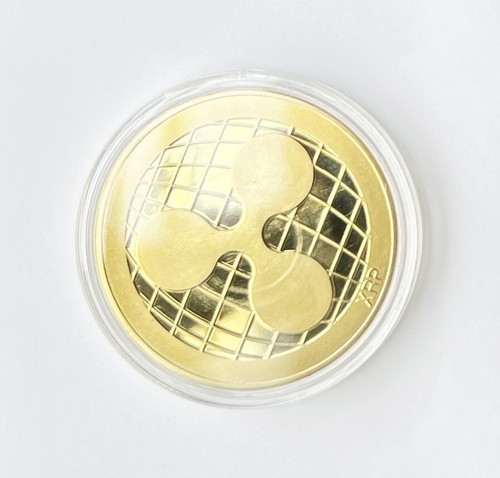 NEDLON XRP Coin Physical Crypto Coins RIPPLE Cryptocurrency Token Souvenir-2PCS - Picture 2 of 6