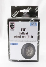 F6F Hellcat Halberd Models wheels set #2 1/32 kit
