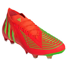 adidas Predator Edge.1 Firm Ground Soccer Cleats Solar Red/Team Solar Green