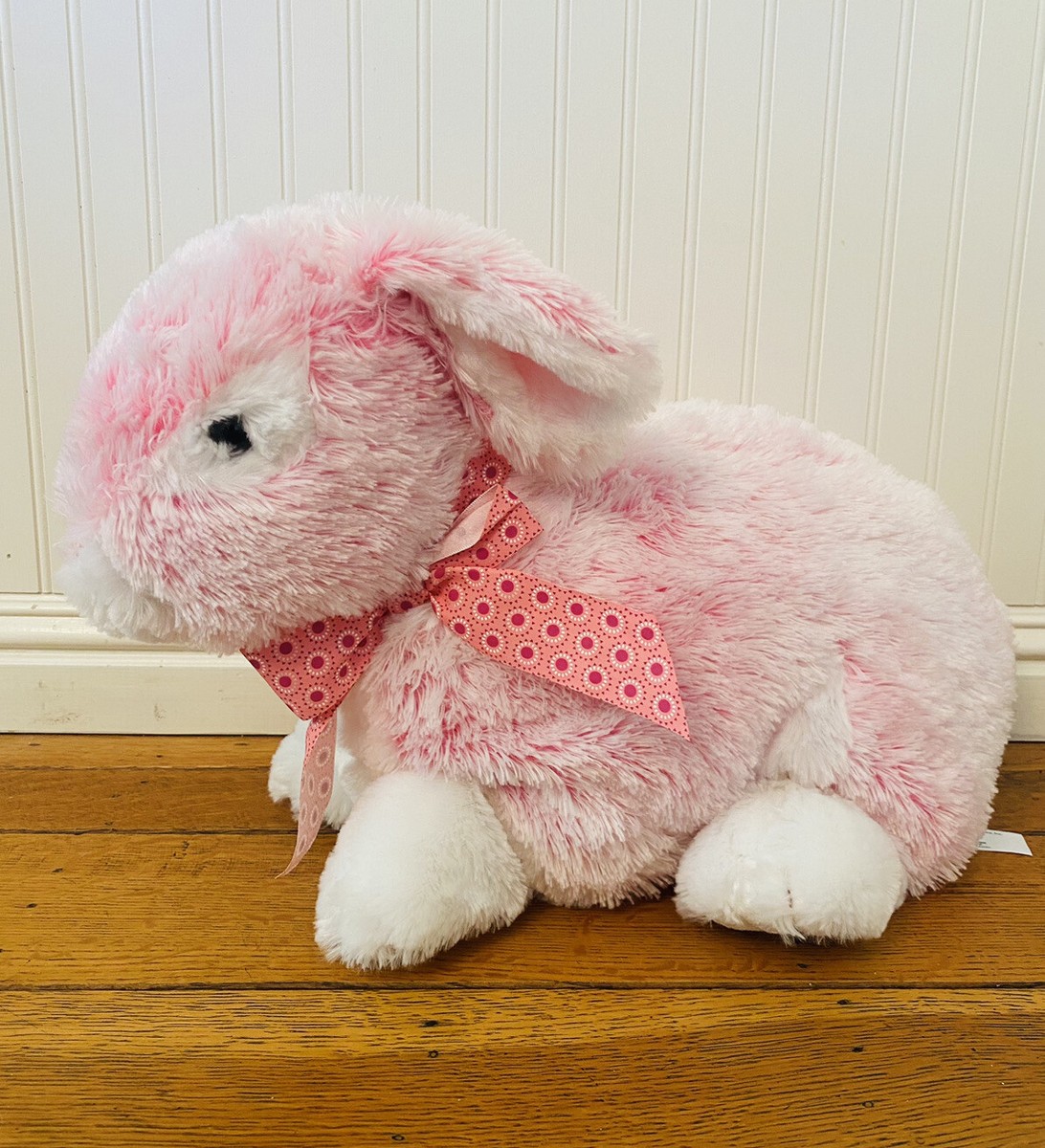 2010 Animal Adventure Target Pink Bunny Rabbit Plush Large 19