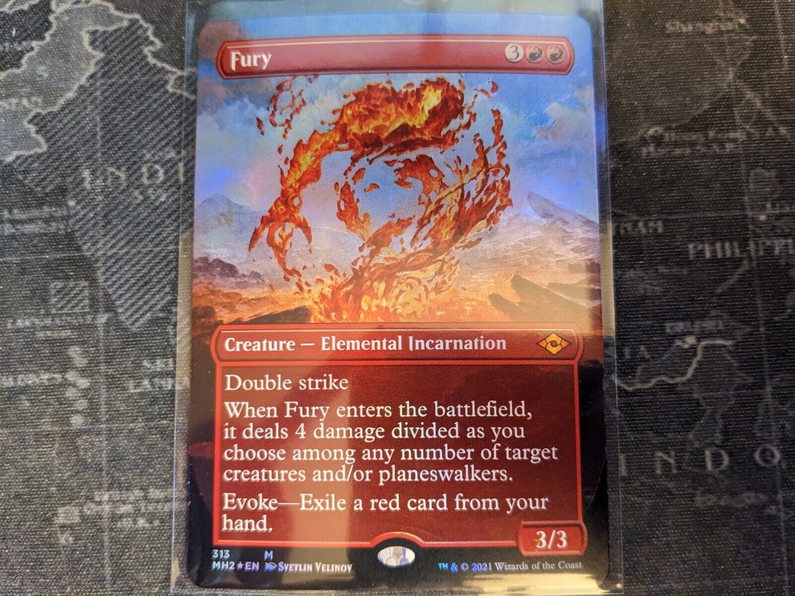 MTG Magic: The Gathering FOIL Fury Borderless MH2 Modern Horizons 2 NM!