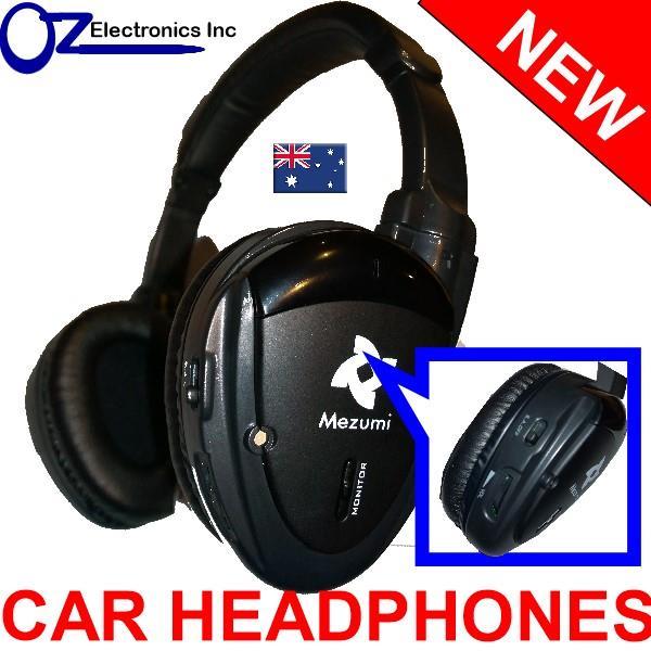 UNIVERSAL IR Infrared Headphones compatible with Alpine CLARION CAR DVD