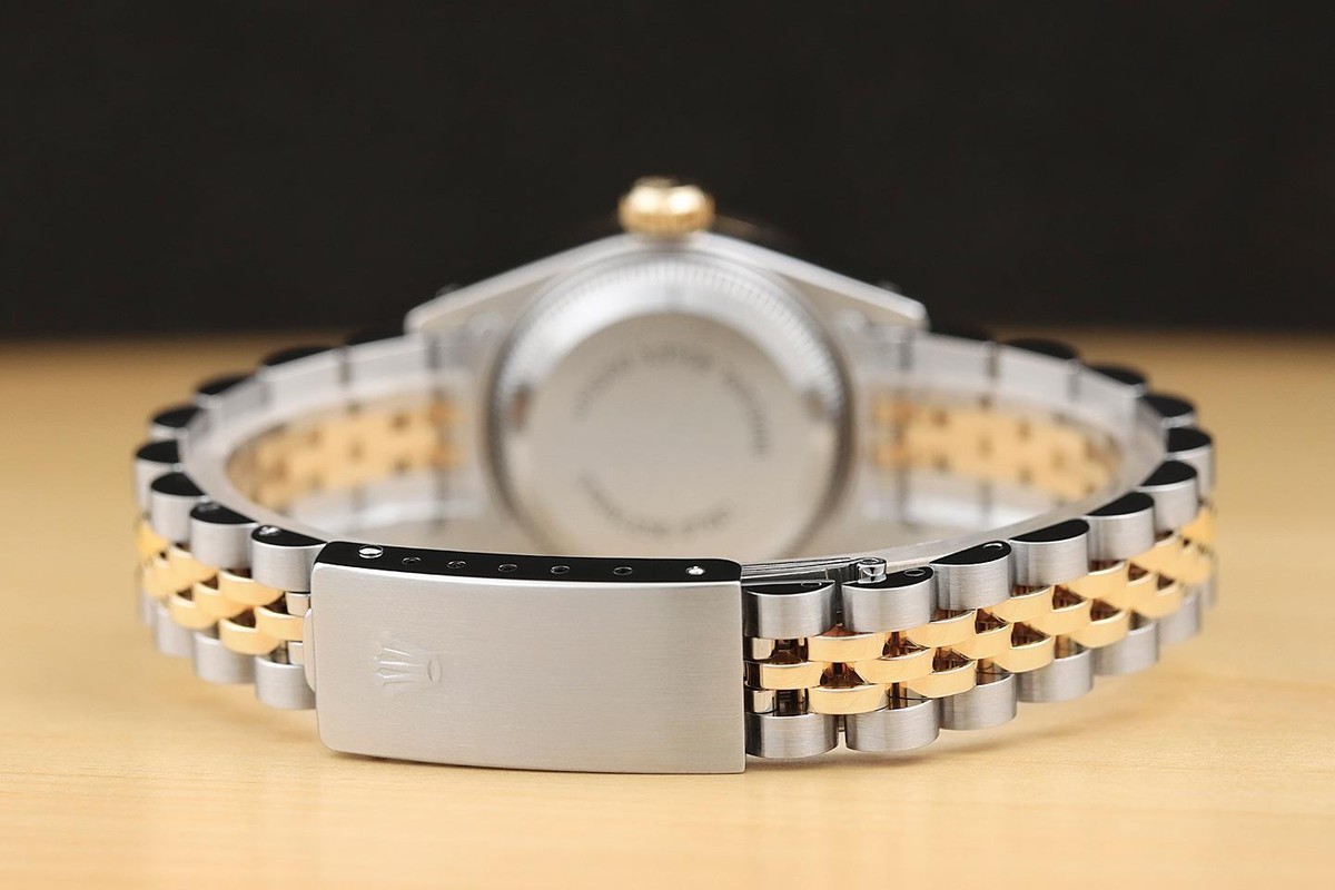u s a *！おまとめ♡ ROLEX LADIES DATEJUST 69173 RED VIGNETTE FACTORY DIAMOND 18K GOLD