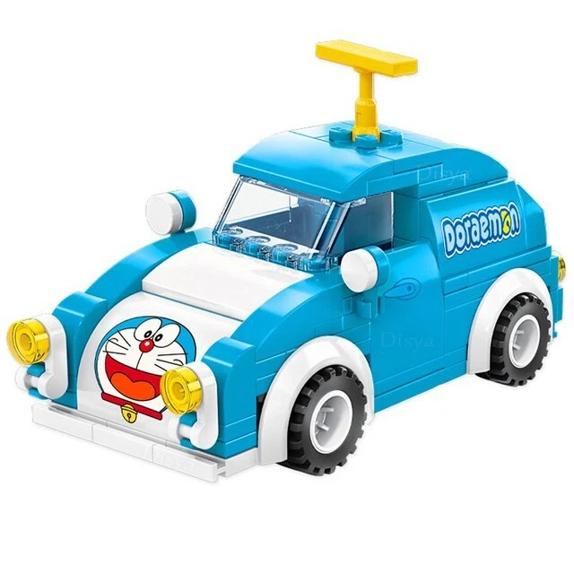 Classic Cartoon Anime Doraemon Car Building Blocks Bus Car Bricks Sets