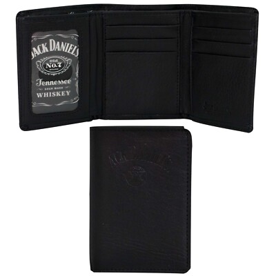 JD Black Trifold Old No Wallet Black