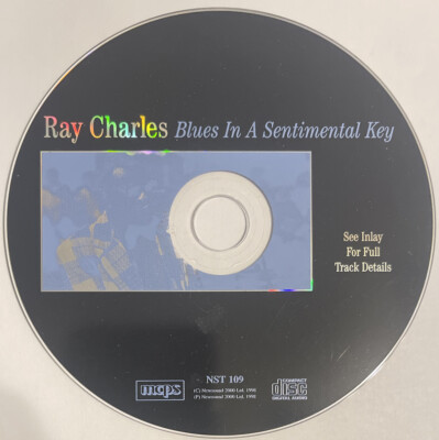Ray Charles-Blues In A Sentimental Key CD (1998, Newsound 2000) DISC ONLY! EFG