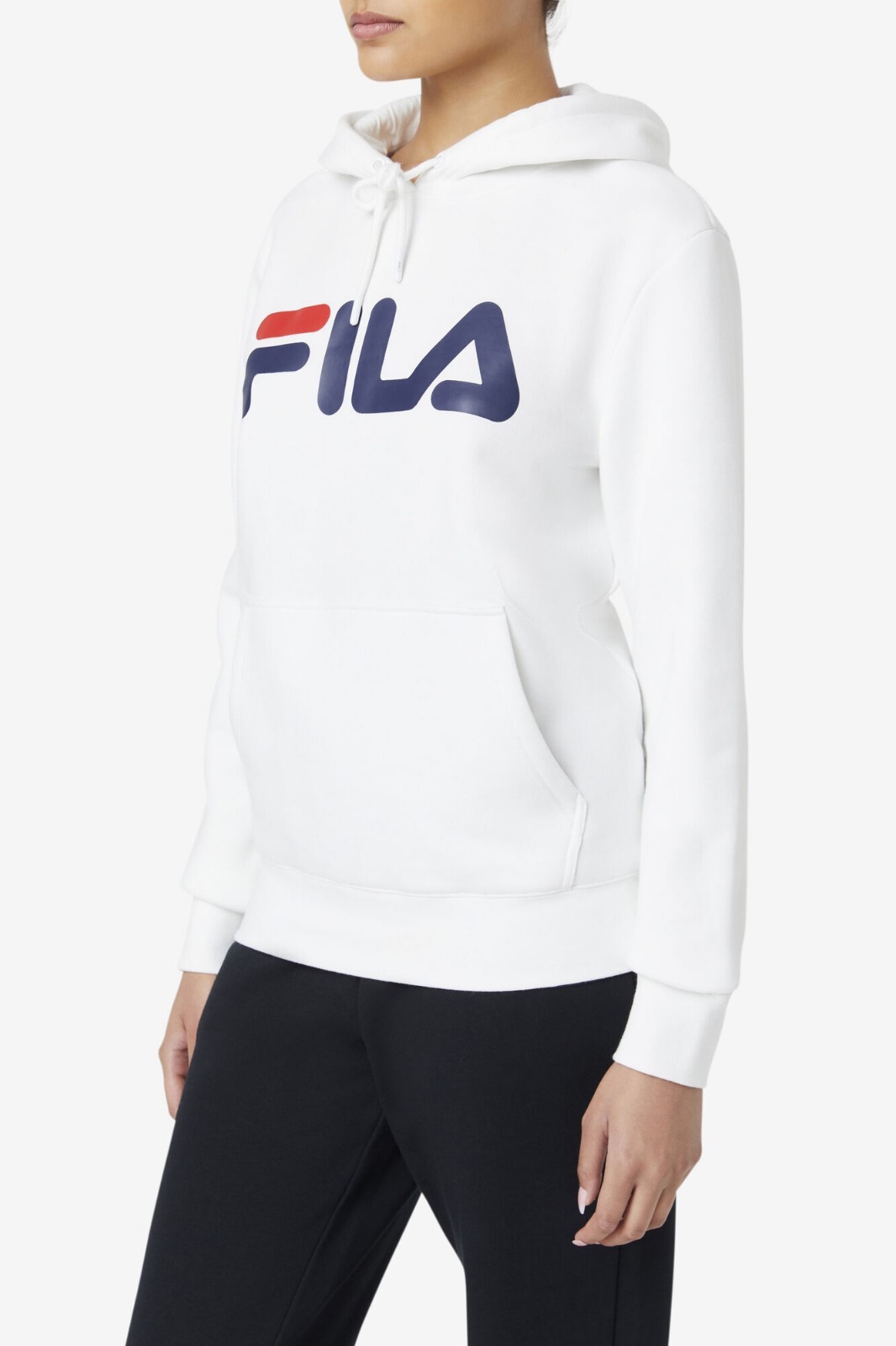 Felpa con cappuccio donna Fila Lucy bianca taglia M prezzo al pubblico $55