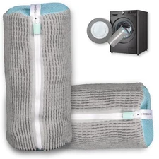 Shoe Washing Bag for Washing Machines - Durable Mesh Laundry Shoe Bag with Se...