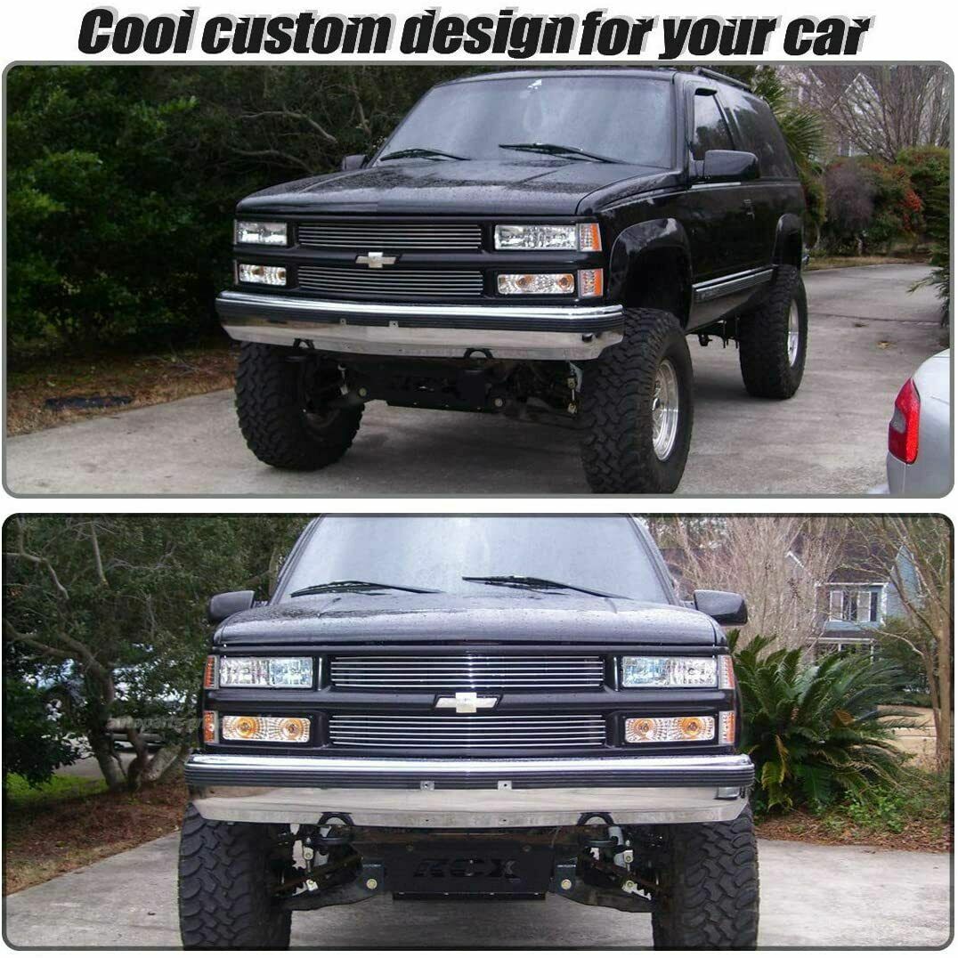 Grille Fits 1994-1999 Chevy C/K Pickup/Suburban/Blazer/Tahoe