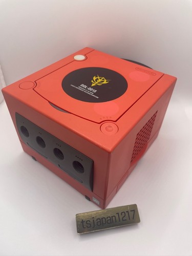 Nintendo Game Cube GC Gundam Char Dedicated Color Red Console Set Used - Picture 7 of 21