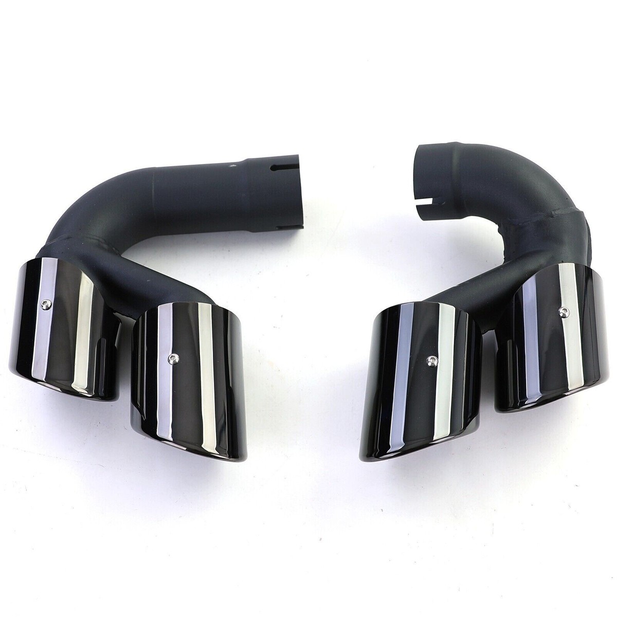 BMW X5 G05 X6 G06 X7 G07 40i Gloss Black Exhaust Tail Pipe Trims Tips