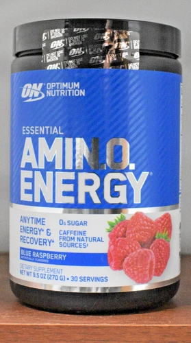Optimum Nutrition Essential Amino Energy Blue Raspberry 30 Servings 9.5oz