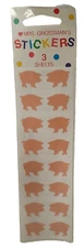 Mrs. Grossman's Sticker Vintage Pigs 3 Sheets New In Package Rare Silhouette