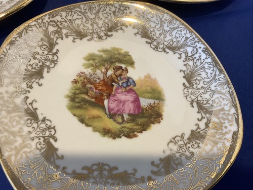 Antique J. G. & Z Bread, Dessert Plate Handpainted in Germany - Picture 2 of 6