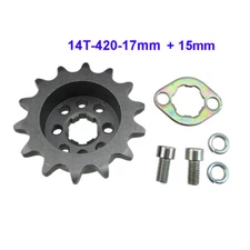 Offset Front Sprocket +7mm 420-14T For ZS190 Daytona Anima 190cc 212cc Engine