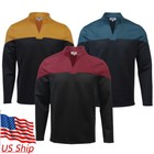 Admiral JL Picard Red Uniform Startfleet Blue Gold Top Shirts Cosplay Costumes