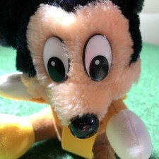 Vintage Disney Mickey's Christmas Carol Plush 1984 Mickey Mouse Stuffed Animal