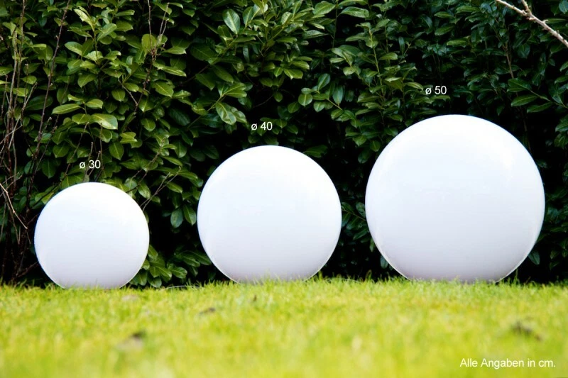 Kugelleuchten Set Gartenleuchte Außenlampe Gartenlampe Erdspiess Außenleuchte - Bild 2 von 4