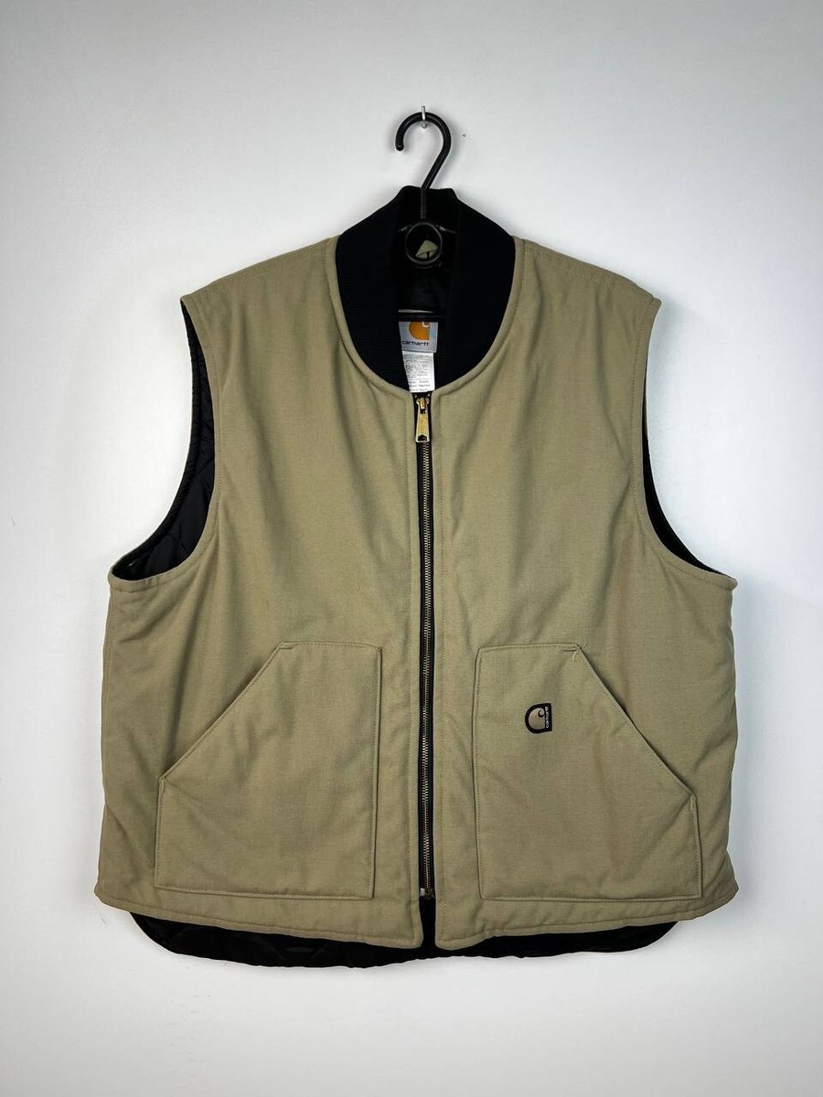 トップス Carhartt 90s Work Vest BW USA Made XL Carhartt 90s USA Workwear vintage vest size xl | eBay