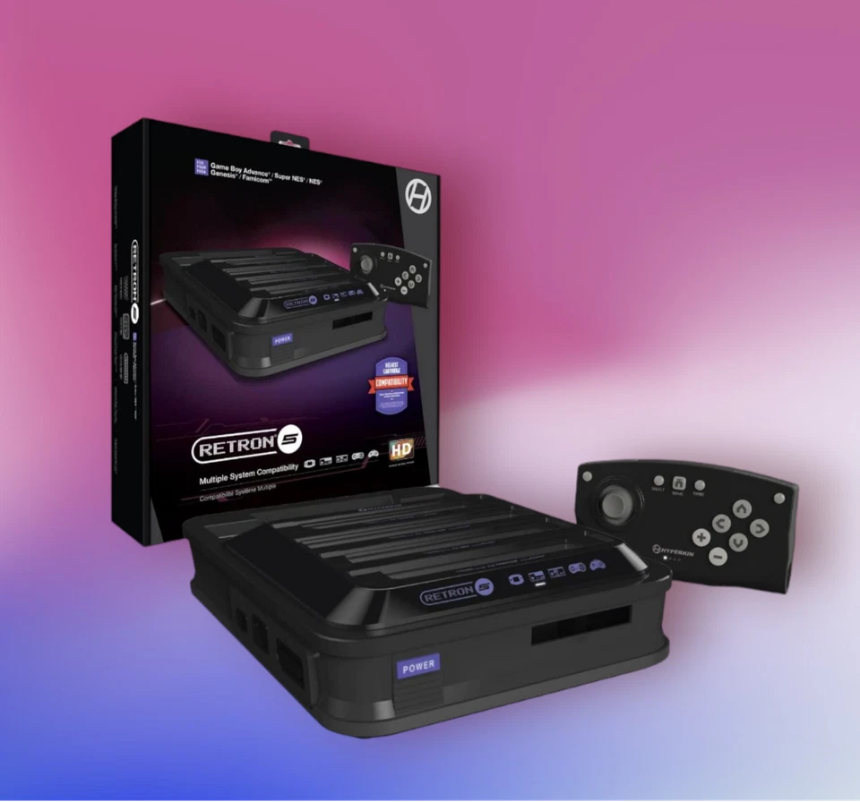 Hyperkin RetroN 5 HD Gaming Konsole für GameBoy NES SNES MD Sega Nintendo Spiele
