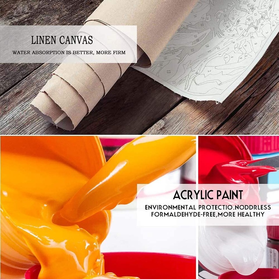 Elephant Painting Kit Kit for Adults Colorful Elephant Hand Painted DIY