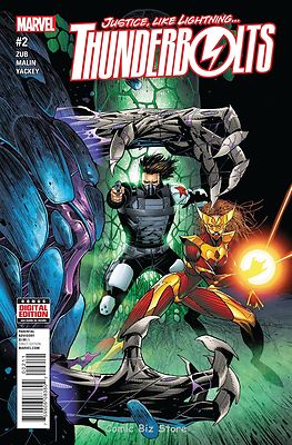 THUNDERBOLTS #2 (2016) 1. DRUCK VERPACKT & GEBOARDT MARVEL COMICS