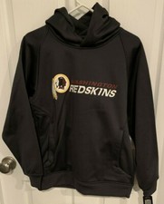 NFL Team Apparel Washington Redskins Dark Gray Hoodie - Youth L 14/16 - NEW