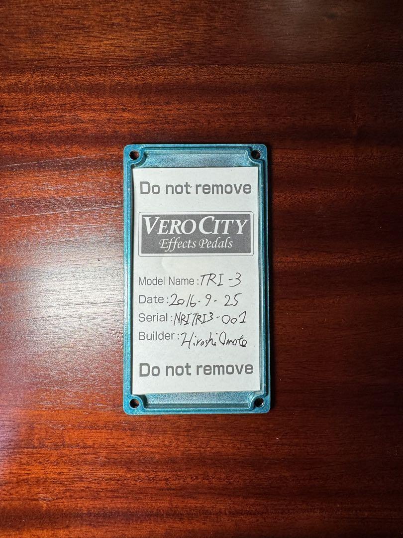 Verocity Effects TRI-3 Serial No.1 Limited | eBay Verocity Effects TRI-3 Serial No.1 Limited | eBay